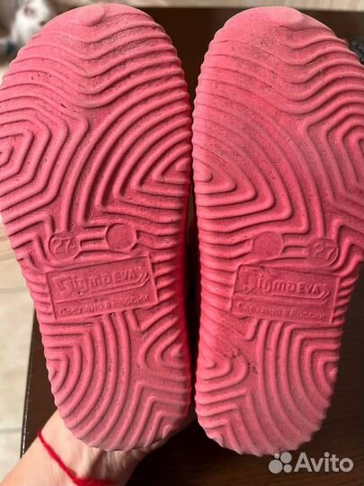 Шлепки для девочки