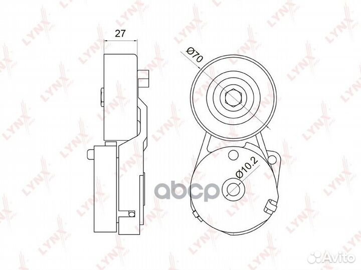 Натяжитель с роликом / приводной подходит для N