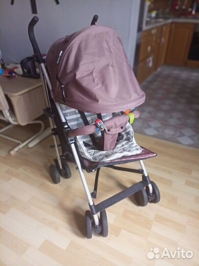 Коляска прогулочная Babyton City Coffie+матрасик