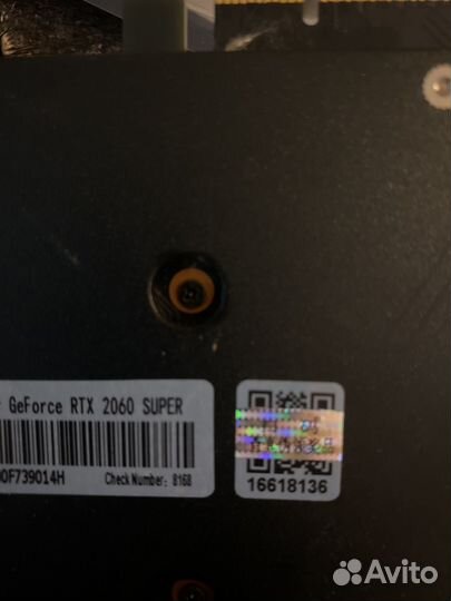 Видеокарта rtx 2060 super 8gb