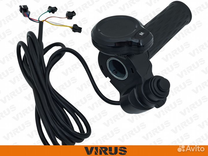 Ручка газа круглая цветная