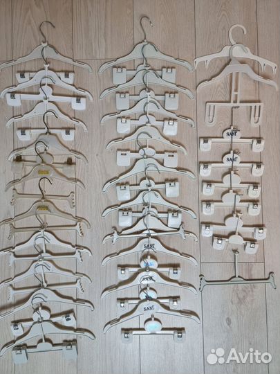 Детские плечики (вешалки), 25 шт.+7 с прищеп