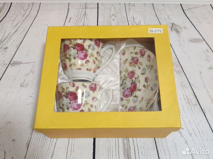 Чайный сервиз на 2 персоны Lefard новый