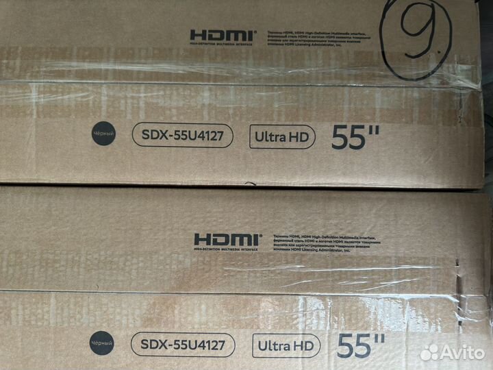Телевизор Sber SDX-55U4127, 55