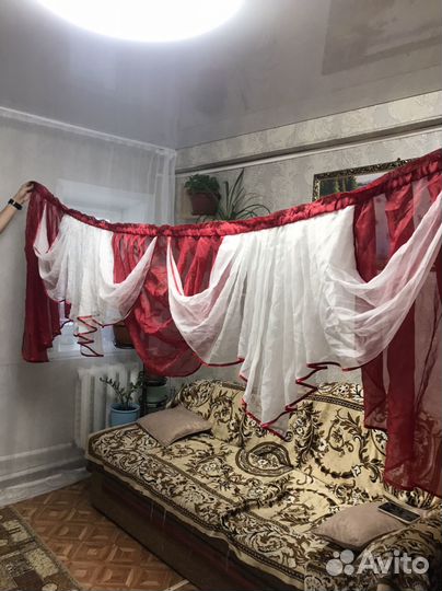 Шторы с ламбрикеном бу