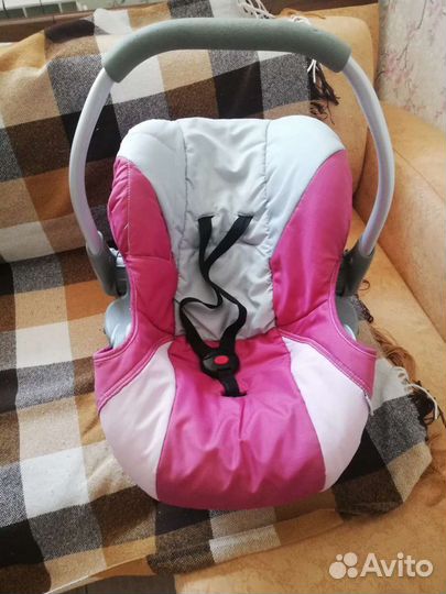 Детская автолюлька переноска 0+