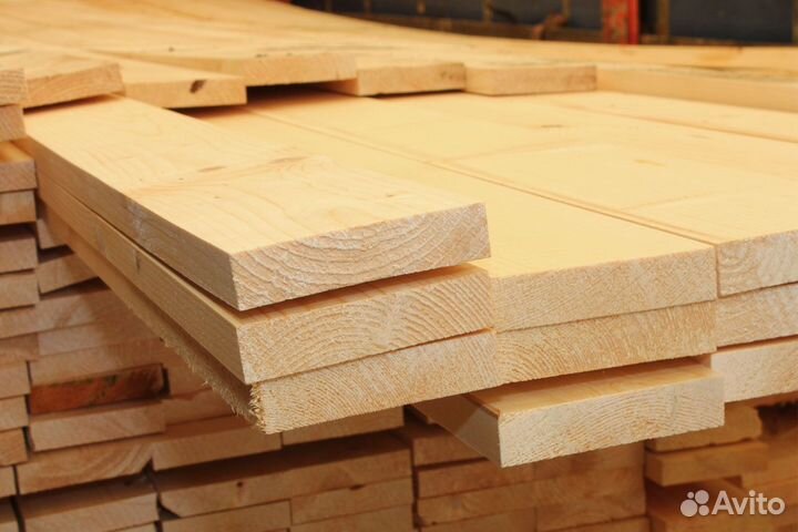 Доска сухая строганная ель