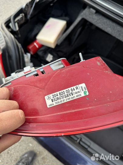 Задняя фара W204 дорест левая правая