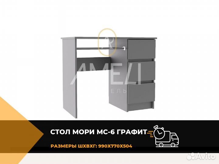 Икеа стол письменный с ящиками