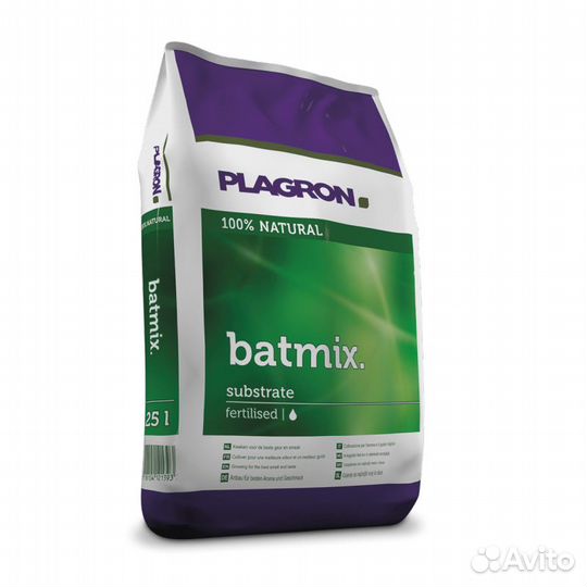 Земля для растений Plagron Batmix 25л