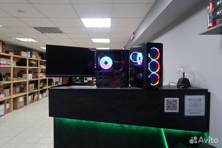 Игровой пk intel i3 10100f / AMD RX 550