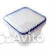 Контейнер 2л Пищевой Квадратный Защелка/фп