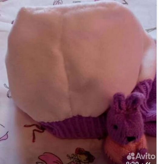 Шапка шлем для девочки