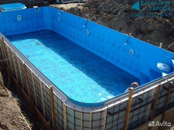 Пластиковый бассейн