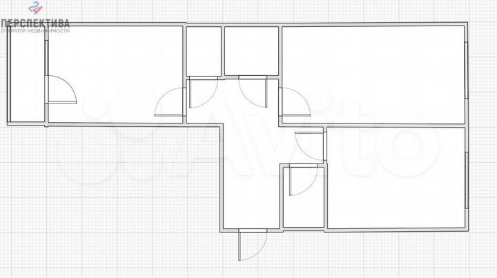 2-к. квартира, 50 м², 2/5 эт.