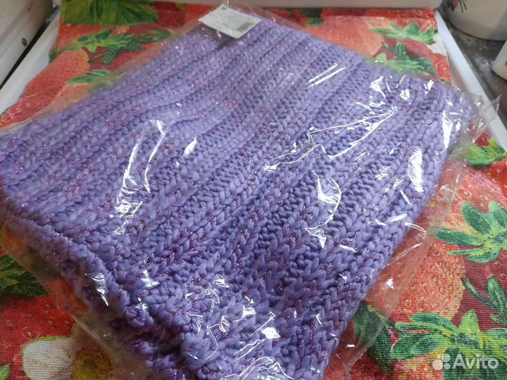 Шарф- снуд с люрексом