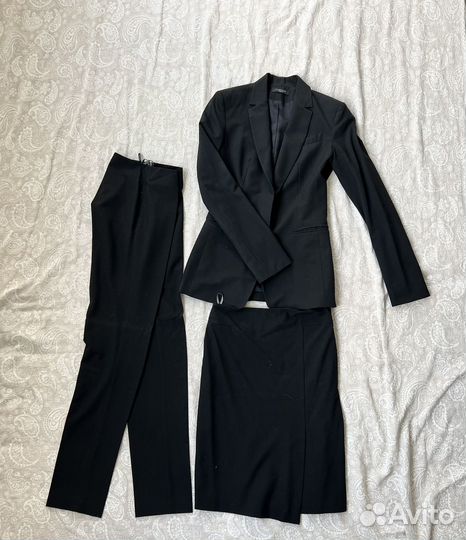 Костюм брюки и юбка 40