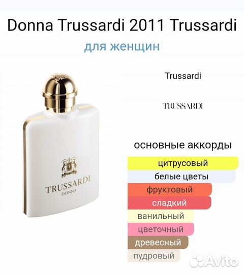 Donna Trussardi 2011 Trussardi 65мл тетестер