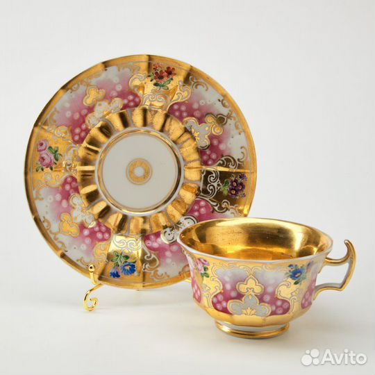 Чашка с блюдцем No.4207