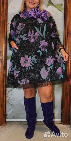 Италия.Потрясающ.фирменное платье р.50-56