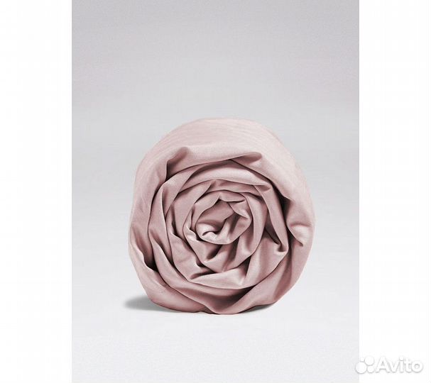 Простынь GoodNight Сатин 160х200х20 Розовый на рез