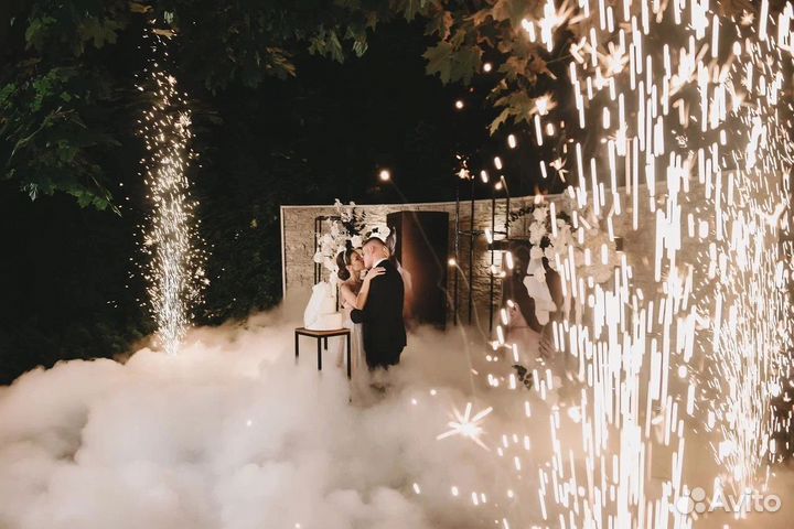 Тяжелый дым и спецэффекты на свадьбу