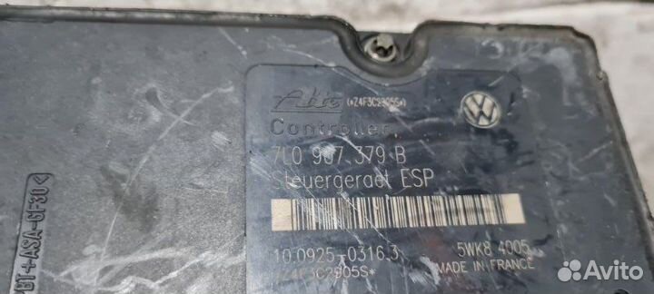 Блок abs Volkswagen Touareg 7L BMV 2005