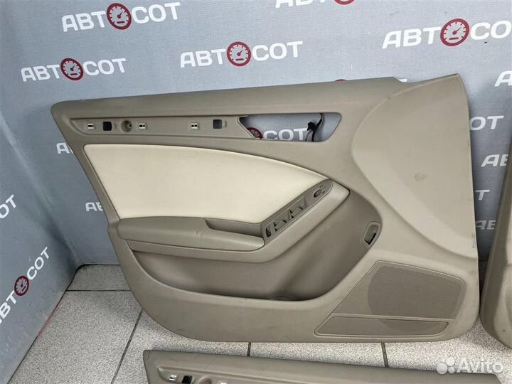 Дверные карты комплект Audi A4 B8 (2008-2012г.в.)