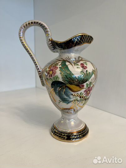 Кувшин авторский фарфор и роспись Hubert Bequet