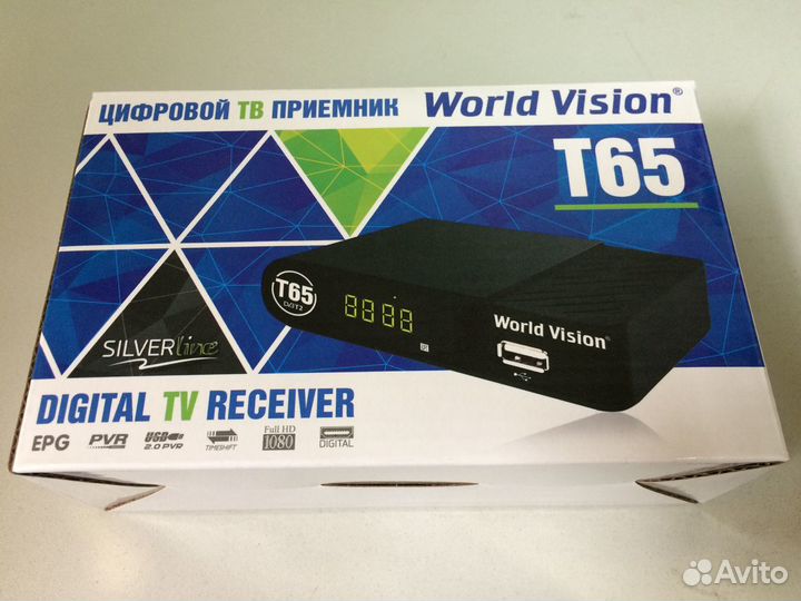 Нов. Цифровая тв приставка DVB-T2 World Vision T65