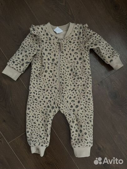 Леопардовый костюм для новорожденных