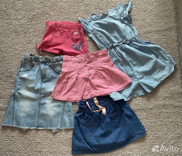 Одежда для девочки пакетом 110 116