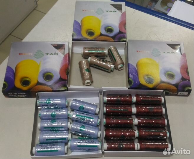 Нитки для швейных машин DOR TAK