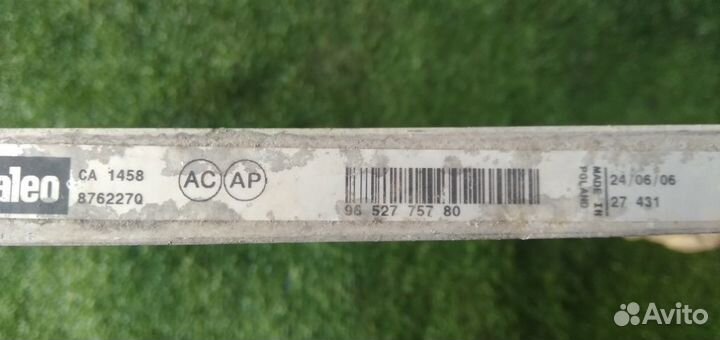 Радиатор кондиционера Peugeot 407 2004-2010