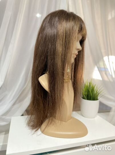 Парик из натуральных волос новый