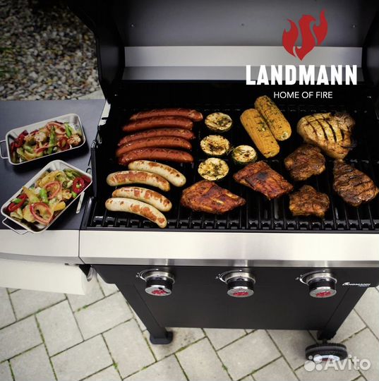 Газовый гриль Landmann Rexon 3.0 Sapphire Black