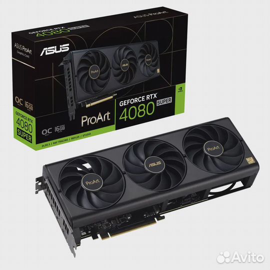 Asus GeForce RTX 4080 Super ProArt OC - новая