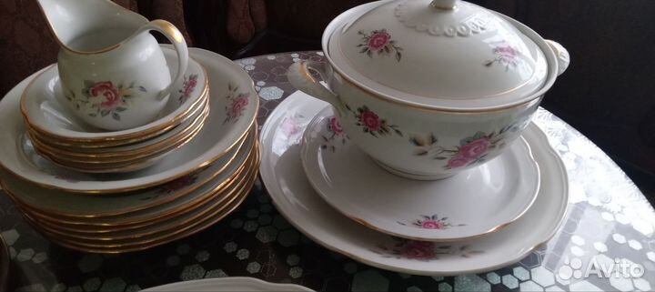 Сервиз столовый СССР на 6 персон с супницей