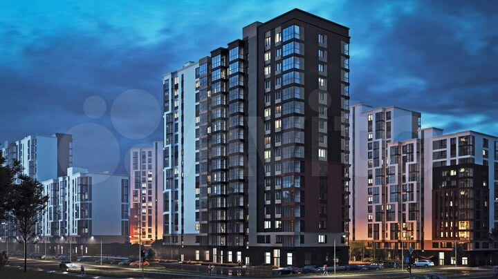 1-к. квартира, 36,7 м², 12/16 эт.