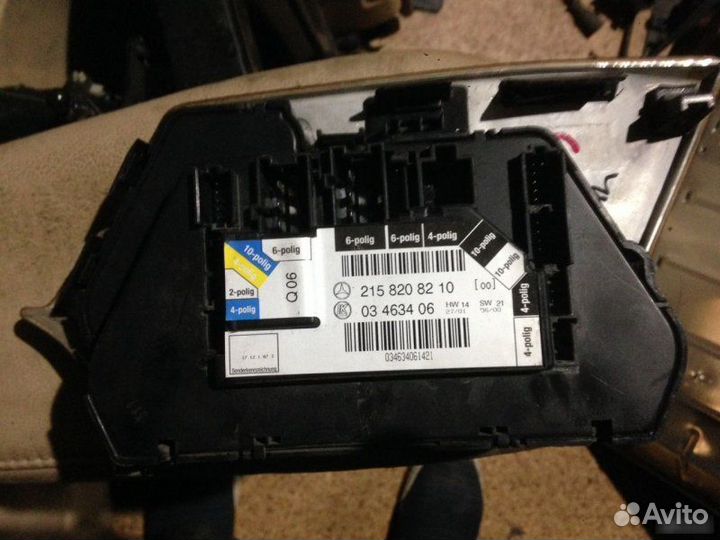 Блок кнопок управления сидением левый Mercedes Cl