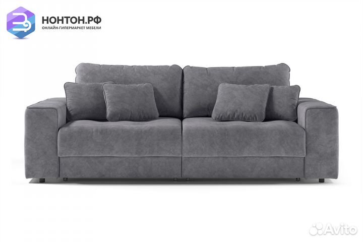 Диван еврокнижка Конте серый