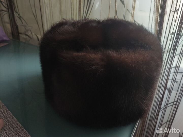 Норковая шапка мужская