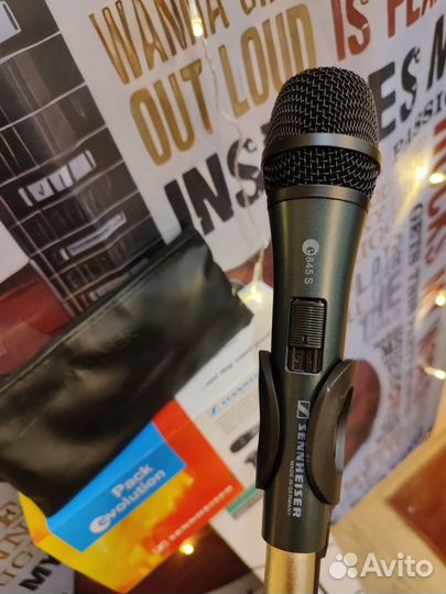 Sennheiser микрофон вокальный e845 новый копия