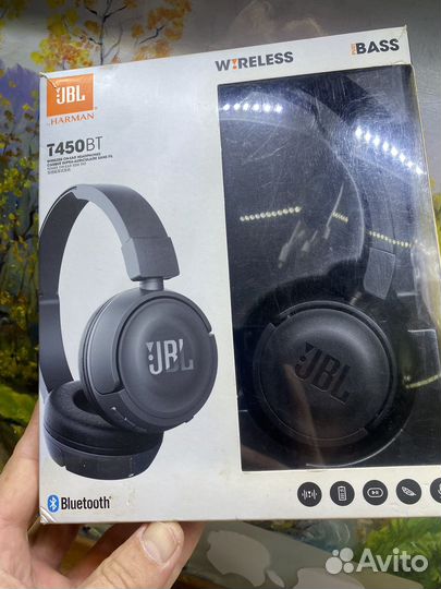 Беспроводные наушники jbl t450bt