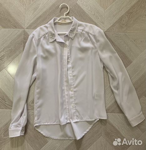 Рубашка школьная 140