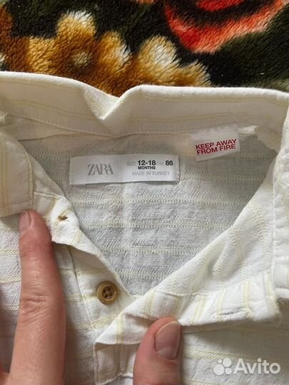 Рубашка и шорты Zara на мальчика 86