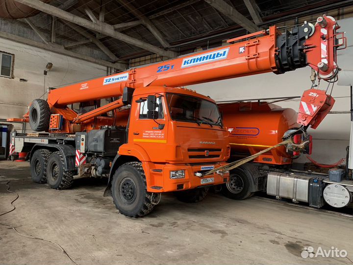 Аренда и услуги автокрана, 25 т, 32.5 м
