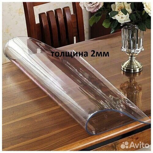 Силикон на стол, гибкое стекло