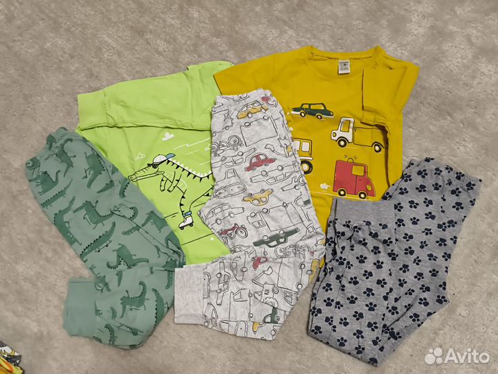 Детские вещи пакетом на мальчика 110 116 см