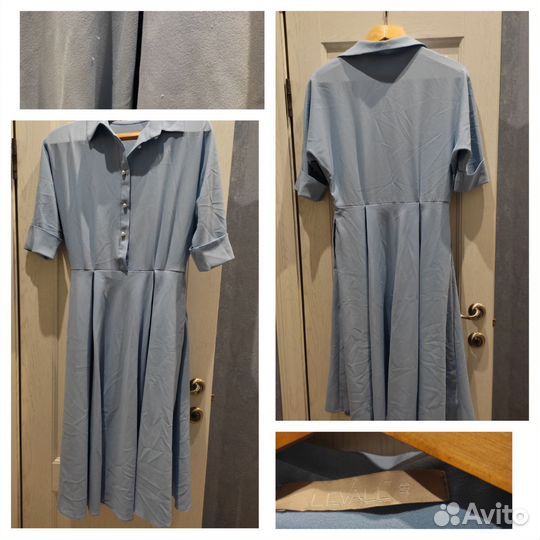 Вещи пакетом женские 46-48 платья, дубленки,кофты